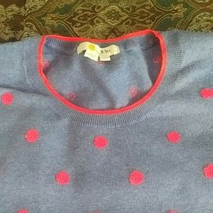 Boden Sweater with Embellishments L